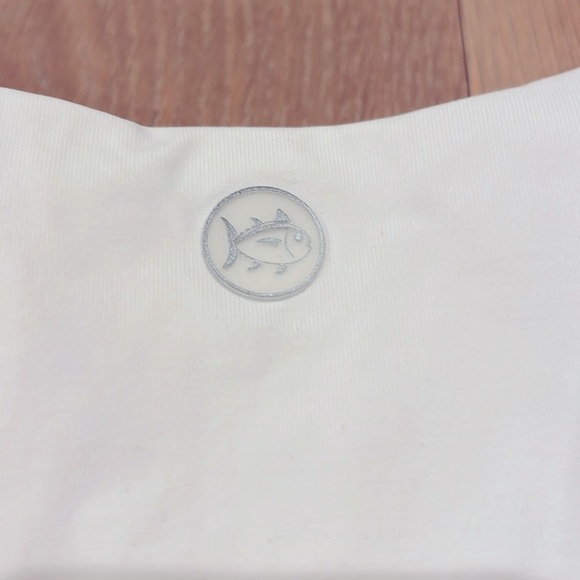 NWT. Southern Tide. Women’s Lisi Active Ruffle Tank Top in white. UPF50+ - Picture 4 of 7